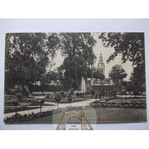 Szczecin, Stettin, Park, fontanna, 1911