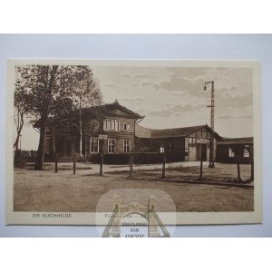 Szczecin, Stettin, Zdroje, dworzec, ok. 1920