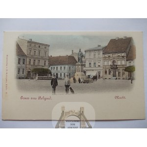 Białogard, Belgard, Rynek, ok. 1900