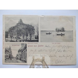Myślibórz, Soldin, Hotel Moutoux, ulica, 1904