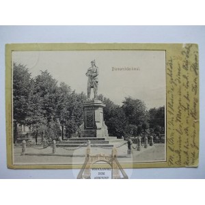 Słupsk, Stolp, pomnik Bismarcka, 1903