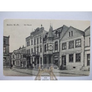 Sztum, Stuhm, Rynek, 1907