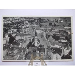 Miastko, Rummelsburg, panorama lotnicza ,1940