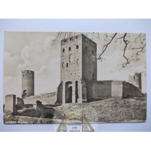Czersk, zamek, zdjęciowa, fot. Poddębski, ok. 1930