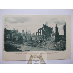 Malbork, Marienburg, miasto po pożarze 1899