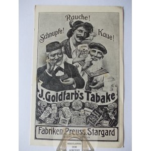 Starogard Gdański, Preussich Stargard, Fabryka tabaki Goldfarb, 1910