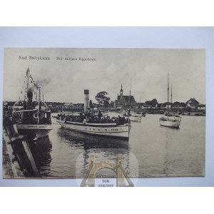 Hel, Hela, port, ok. 1910