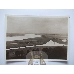Nowe nad Wisłą, rzeka, fot Jan Bułhak, Książnica Atlas, 1938
