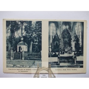 Swarzewo k. Puck, kaplica, cudowny obraz, ok. 1935