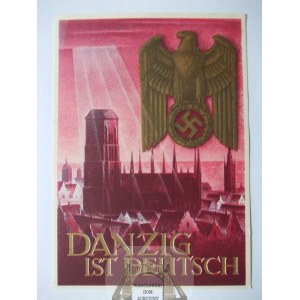 Gdańsk, Danzig, Danzig ist Deutsch, swastyka, propaganda, ok. 1939