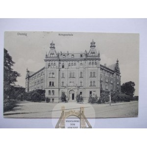 Gdańsk, Danzig, Szkoła Wojenna, 1912