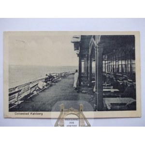 Krynica Morska, Kahlberg, hala plażowa, 1921