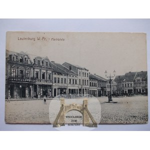 Lidzbark Lautenburg k. Działdowo, Rynek, ok. 1915