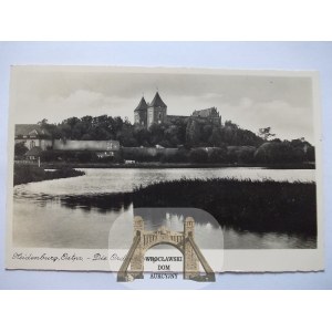 Nidzica, Neidenburg, zamek, jezioro, 1940