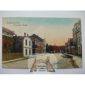 Biskupiec, Bischofswerder, Freystadtstrasse, ok.1915