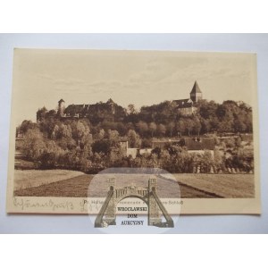 Pasłęk Pr. Holland, zamek, panorama, 1930