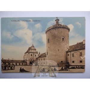 Lublin, castle courtyard, 1931