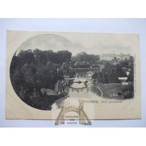 Warszawa, Park Ujazdowski, wyd. Chodowiecki, VI nr 12, ok. 1900