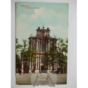 Warszawa, kościół p.p. Wizytek wyd. H.P., ok. 1910