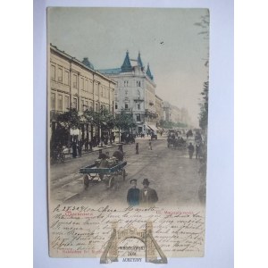 Warszawa, ulica Marszałkowska, 1904