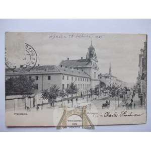 Warszawa, ulica Leszno, 1906
