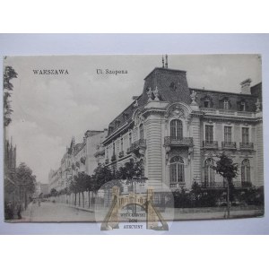Warszawa, ulica Szopena, 1908