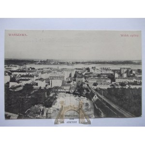 Warszawa, ciekawa panorama, 1908