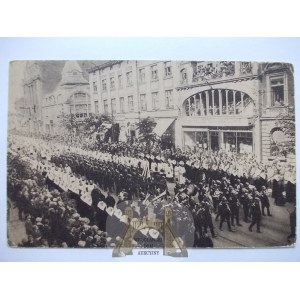Łódź, Eucharistischer Kongress, Prozession, ca. 1925