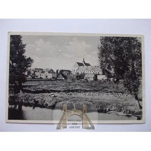 Sieradz, panorama, 1942