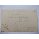 Starachowice, Harcerze, prywatna pocztówka, 1934