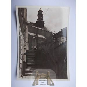 Przemyśl, schody do katedry, wyd. Książnica Atlas, fot. Lenkiewicz, 1938