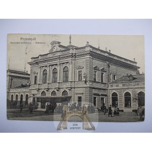 Przemyśl, dworzec kolejowy, 1907
