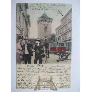 Krakau, Floriańska-Tor, Collage, Ausgabe L.P., 1904