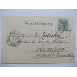 Kraków, Brama Floriańska, kolaż, wyd. L.P., 1904