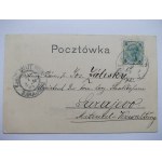 Krakow, Floriańska Gate, collage, L.P. edition, 1904