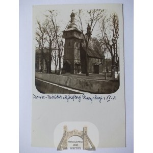 Tarnów, drewniany kościół, zdjęciowa, ok. 1930