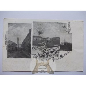 Oświęcim, 3 widoki, 1900
