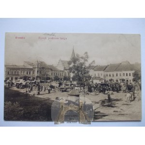 Brzesko, Rynek, dzień targowy, 1914