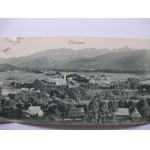 Zakopane, panorama, rozkładana, 3 częściowa 1901