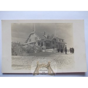 Beskidy Mountains, Magurka Wilkowicka, hostel, ca. 1930.