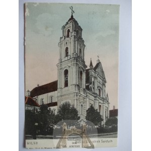 Wilno, kościół Wszystkich Świętych, 1910