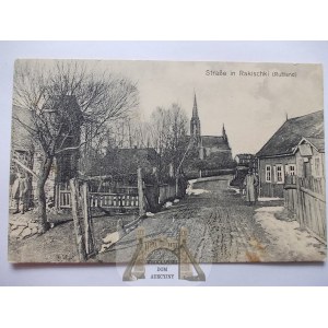 Rakishki, Lithuania, street, 1917
