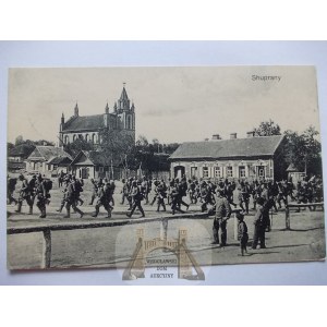 Żuprany k. Grodno, Rynek, wojsko, 1916