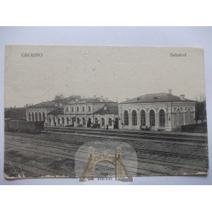 Grodno, dworzec, 1915