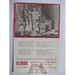 Lwów, ubieralnia i skład lalek, zabawki, ok. 1925