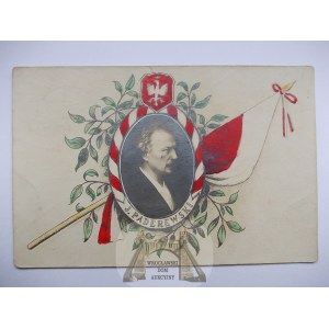 Patriotyczna, Ignacy Padarewski, herb, flaga, 1919