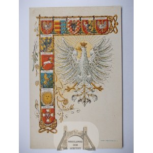 Patriotyczna, orzeł, herby województw, 1920