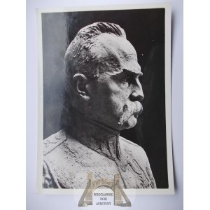 Patriotyczna, Dobre k. Mińsk Mazowiecki, Piłsudski, pomnik, wyd. Książnica Atlas, 1939