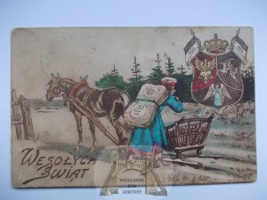 Patriotyczna, Wesołych Świąt, herb, orzeł, pogoń 1919