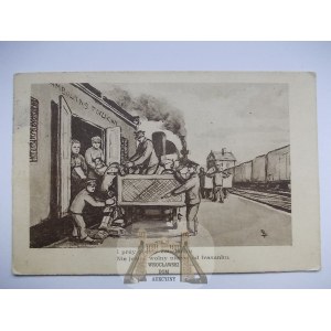 Patriotisch, Polnische Post, Arbeit der Postbeamten 1929